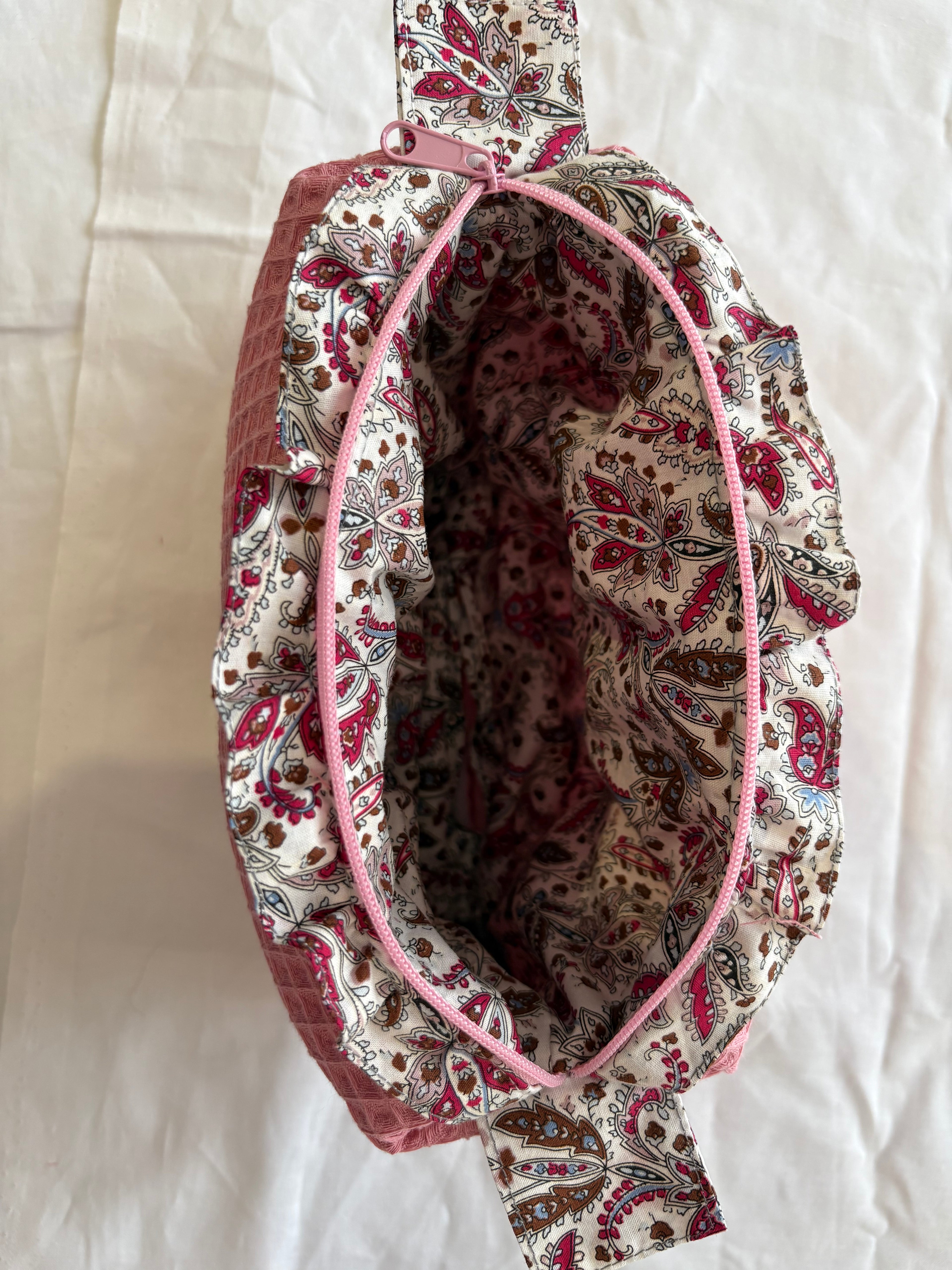 Trousse de Toilette en Nid d'Abeilles - Doublure Coton